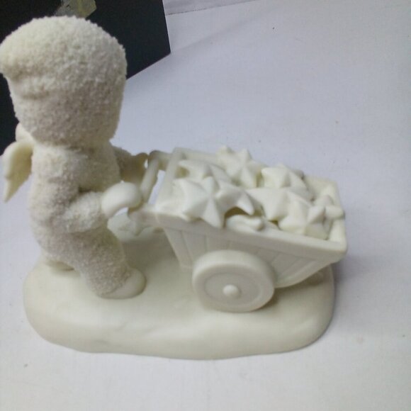 Department 56 Snowbabies There's Another One Figurine Christmas Wheelbarrow - Picture 10 of 13
